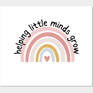 Helping Little Minds Grow Posters and Art